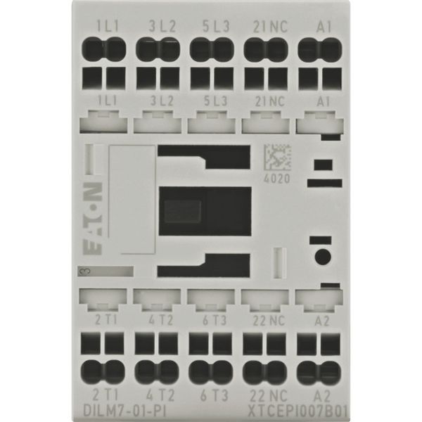 Contactor, 3 pole, 380 V 400 V 3 kW, 1 NC, 220 V 50/60 Hz, AC operation, Push in terminals image 10