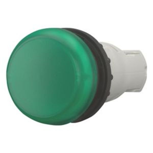Indicator light, RMQ-Titan, Flush, without light elements, For filament bulbs, neon bulbs and LEDs up to 2.4 W, with BA 9s lamp socket, green image 2