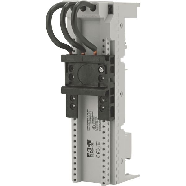 Busbar adapter, 45 mm, 32 A, DIN rail: 1, Push in terminals image 5