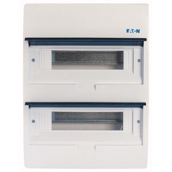 ECO Compact distribution board, flush mounting, 2-rows, 12 MU, IP40 image 1