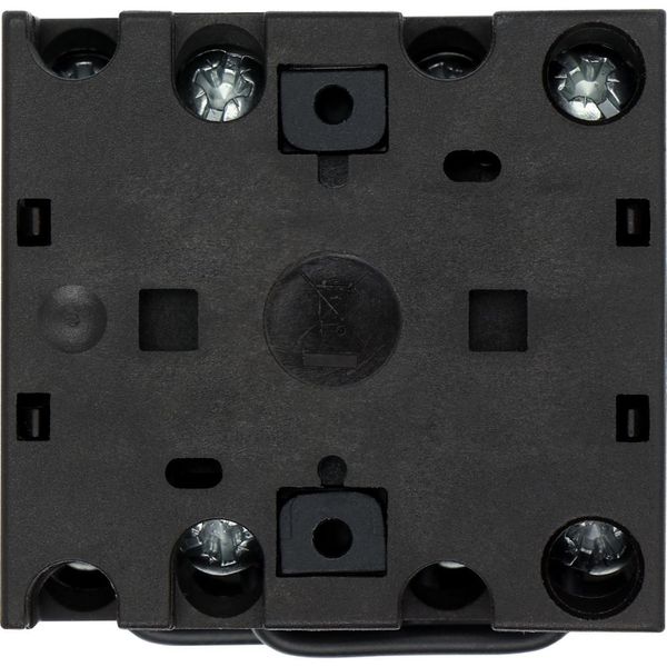 ON-OFF button, T0, 20 A, flush mounting, 3 contact unit(s), Contacts: 6, Spring-return in START position, 90 °, maintained, With 0 (Off) position, Wit image 10