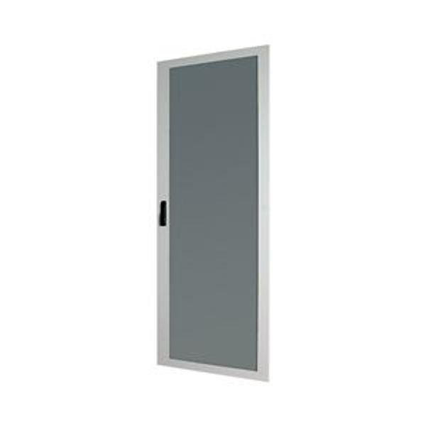 Transparent door (steel sheet) with clip-down handle IP55 HxW=2030x570mm image 2