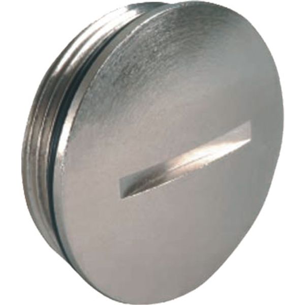 Locking screw brass M40x1.5 with o-ring NBR image 1