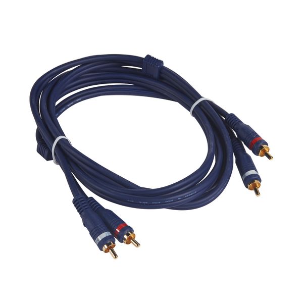 RCA stereo audio cable 2 meters image 1