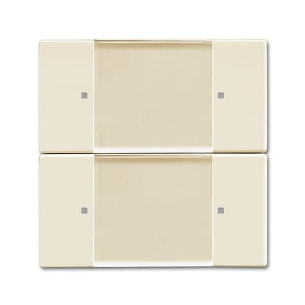 6736/01-82 CoverPlates (partly incl. Insert) Remote control ivory white image 2