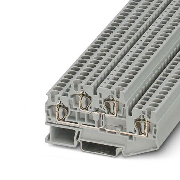 Double-level spring-cage terminal block image 2