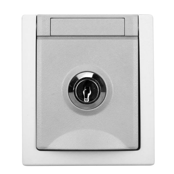 Socket outlet, lockable(same closures), VISIO IP54 image 2