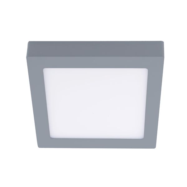 Know LED Flush Light 18W 4000K Square Grey image 1