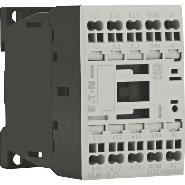 Contactor, 3 pole, 380 V 400 V 4 kW, 1 N/O, 230 V 50 Hz, 240 V 60 Hz, AC operation, Push in terminals image 14