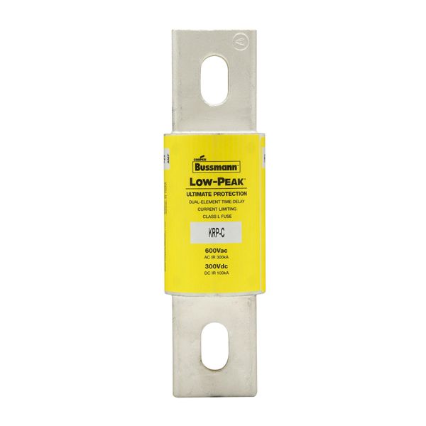 Eaton Bussmann Series KRP-C Fuse, Current-limiting, Time-delay, 600 Vac, 300 Vdc, 700A, 300 kAIC at 600 Vac, 100 kA at 300 kAIC Vdc, Class L, Bolted blade end X bolted blade end, 1700, 2.5, Inch, Non Indicating, 4 S at 500% image 1