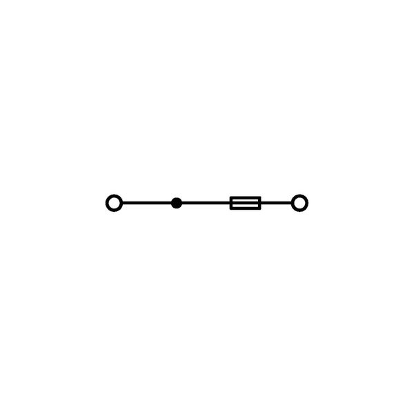 2-conductor fuse terminal block without blown fuse indication for DIN- image 3