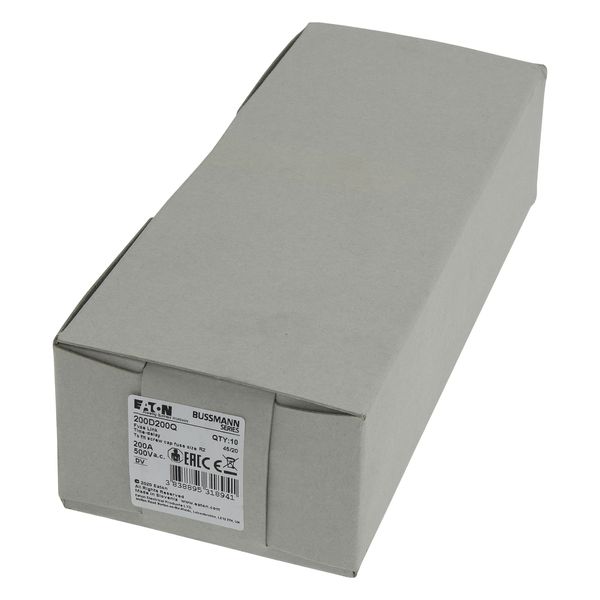 Fuse-link, low voltage, 200 A, AC 500 V, D5, 56 x 46 mm, gR, DIN, IEC, fast-acting image 13