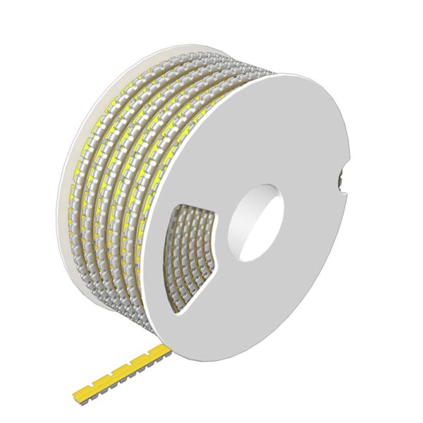 Cable coding system, 1.2 - 1.8 mm, 3.8 mm, PC-ABS, TPU, yellow image 1