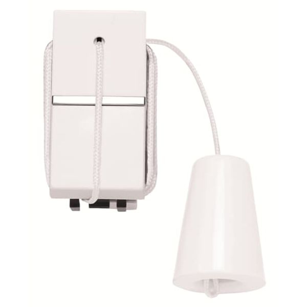 N2148 BL Pullcord switch 1-gang, 1-way, SP - 1M - White image 1