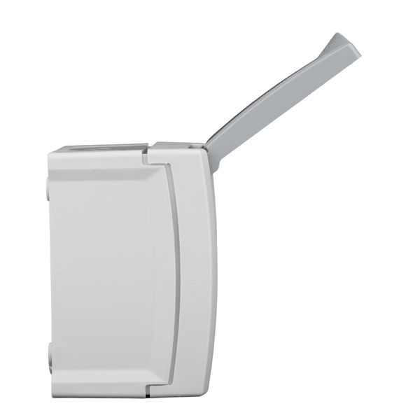 Pin socket outlet with safety shutter, VISIO IP54 image 1