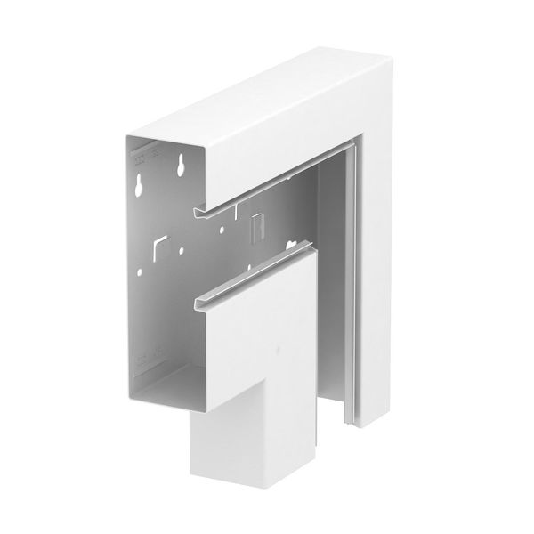 GS-AFF70210RW  Flat corner, for Rapid 80 channel, 70x210mm, pure white Steel image 1