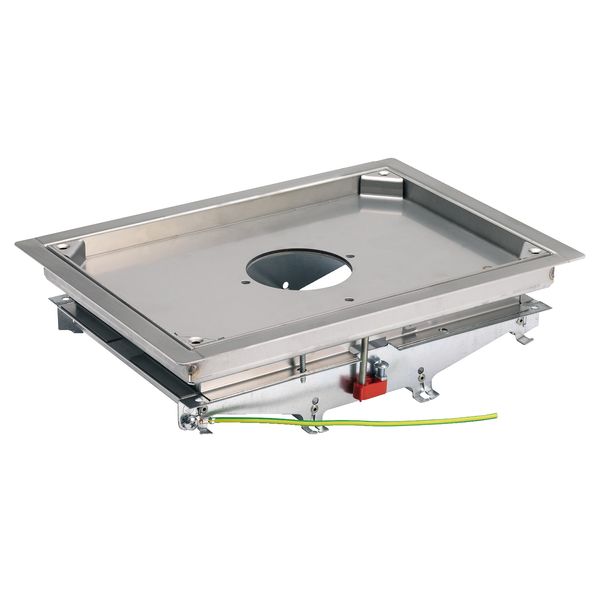 Thorsman - UFB-700M - floor box - 15 mm lid with centre exit screw-fixed image 3