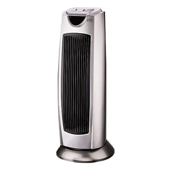 ELECTRIC PORTABLE CERAMIC TOWER SILVER 1000/2000W image 1
