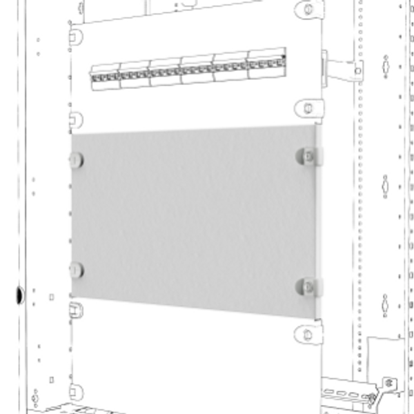 BLIND FRONT PANEL - QDX - 850X400MM image 1