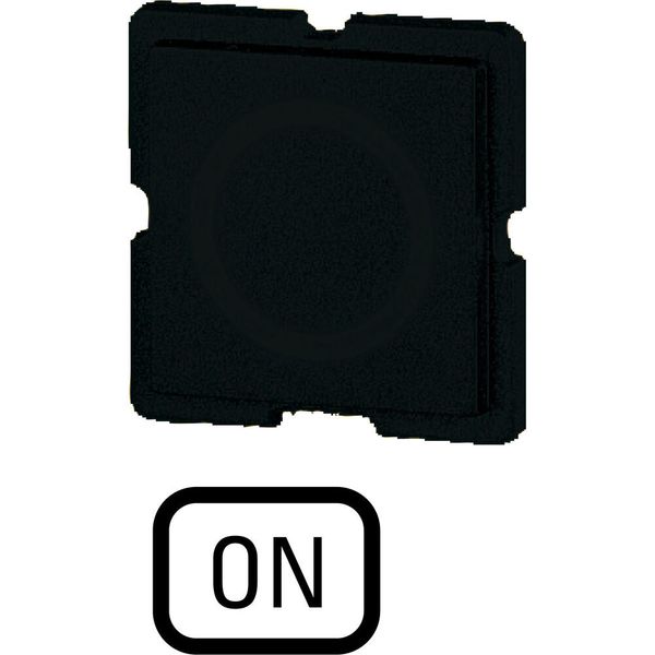 Button plate for push-button, Inscription: ON, 25 x 25 image 2