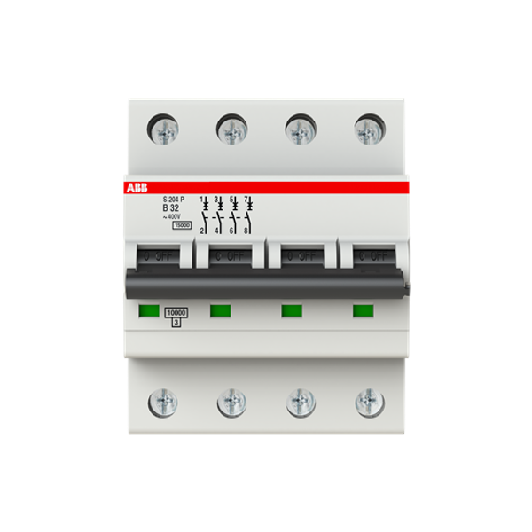 S204P-B32 Miniature Circuit Breaker - 4P - B - 32 A image 6