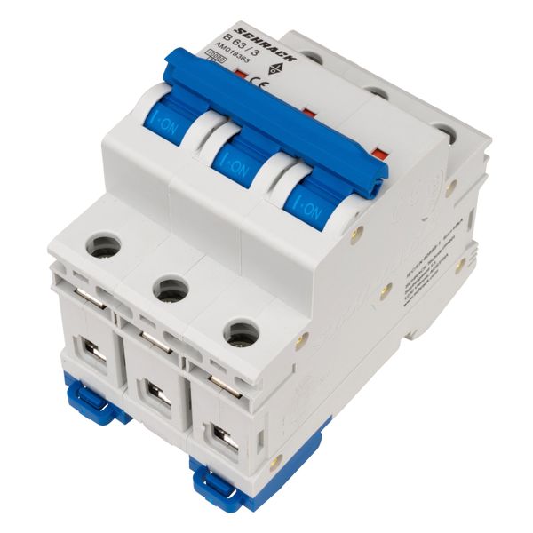 Miniature Circuit Breaker (MCB) AMPARO 10kA, B 63A, 3-pole image 7