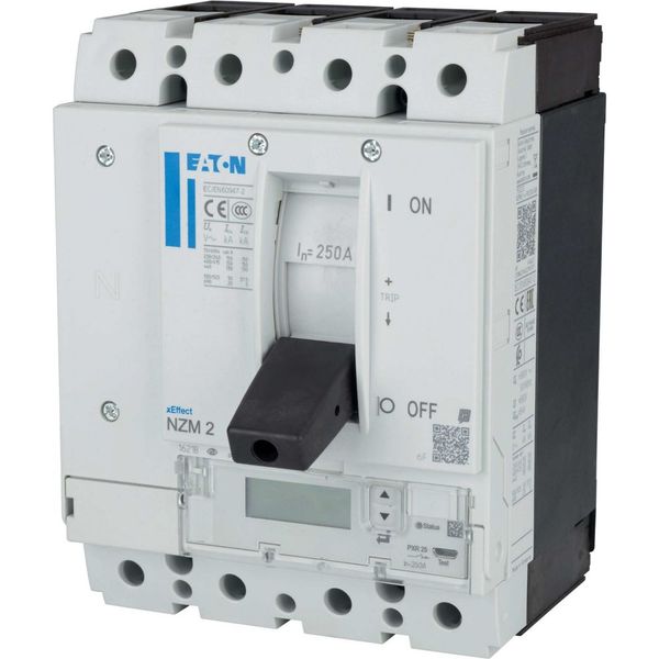 NZM2 PXR25 circuit breaker - integrated energy measurement class 1, 250A, 4p, variable, Screw terminal image 9