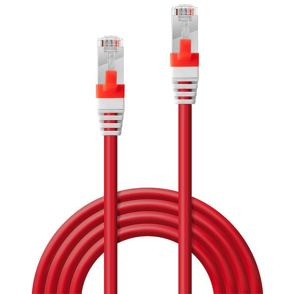 15m Cat.6A S/FTP LSZH Network Cable, Red (Fluke Tested) RJ45, M/M, 500MHz, Copper, 26AWG image 2