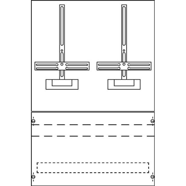KF148 Metering exchange board, Field width: 2, Rows: 0, 750 mm x 500 mm x 175 mm, IP2XC image 5