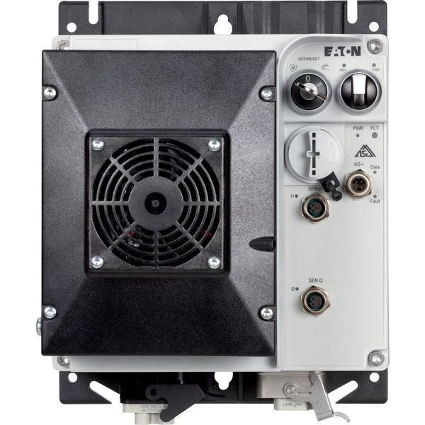Speed controllers, 8.5 A, 4 kW, Sensor input 4, 180/207 V DC, AS-Interface®, S-7.4 for 31 modules, HAN Q4/2, with fan image 15