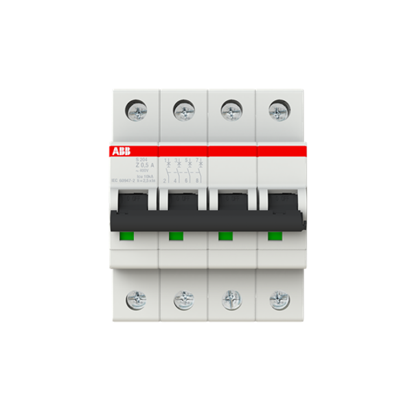 S204-Z0.5 Miniature Circuit Breaker - 4P - Z - 0.5 A image 5