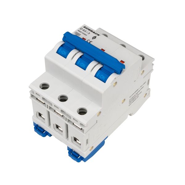 Miniature Circuit Breaker (MCB) AMPARO 10kA, D 63A, 3-pole image 8