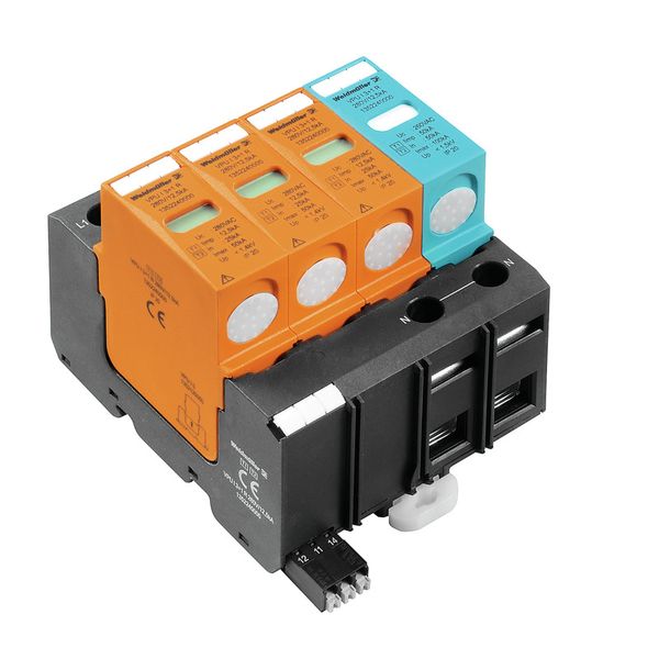 Surge voltage arrester  (power supply systems), with remote contact, T image 1