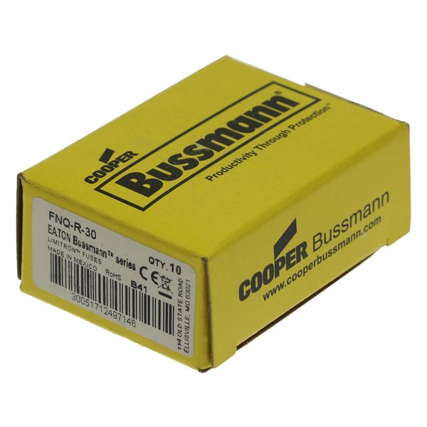Fuse-link, LV, 30 A, AC 600 V, 10 x 38 mm, 13⁄32 x 1-1⁄2 inch, CC, UL, time-delay, rejection-type image 21