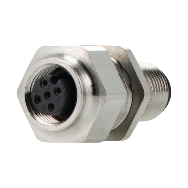 Control panel cable gland for 5-conductor SWD4-…LR8-24 M12 SmartWire-DT round cable, M12 plug/socket image 7