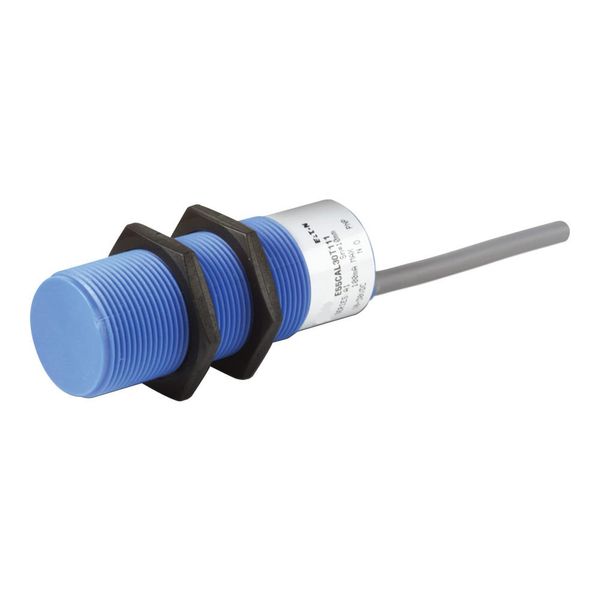 Proximity switch, E57 Miniatur Series, 1 NC, 3-wire, 10 - 30 V DC, M8 x 1 mm, Sn= 1 mm, Flush, PNP, Stainless steel, Plug-in connection M12 x 1 image 3