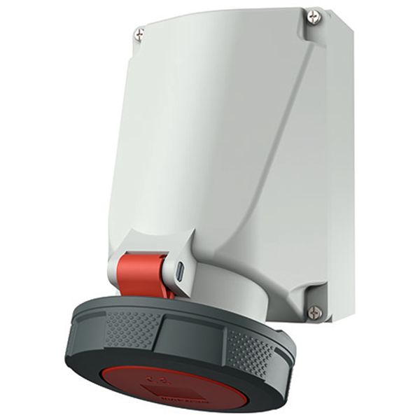 Mennekes Wall mounted recept., 63A4p6h400V, IP67 132A image 1