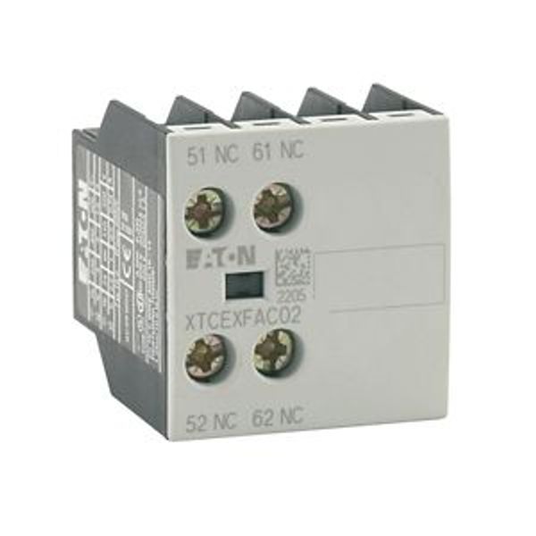 Auxiliary contact module, 2 pole, Ith= 16 A, 2 NC, Front fixing, Screw terminals, DILM40 - DILM170 image 11