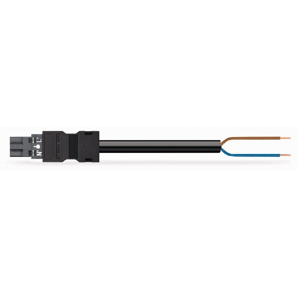 pre-assembled connecting cable Eca Plug/open-ended dark gray image 5