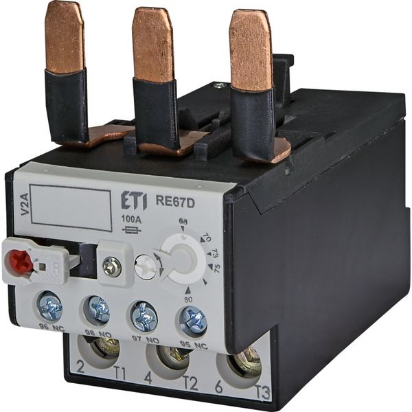 Thermal overload relay, RE67.2D-80 image 1