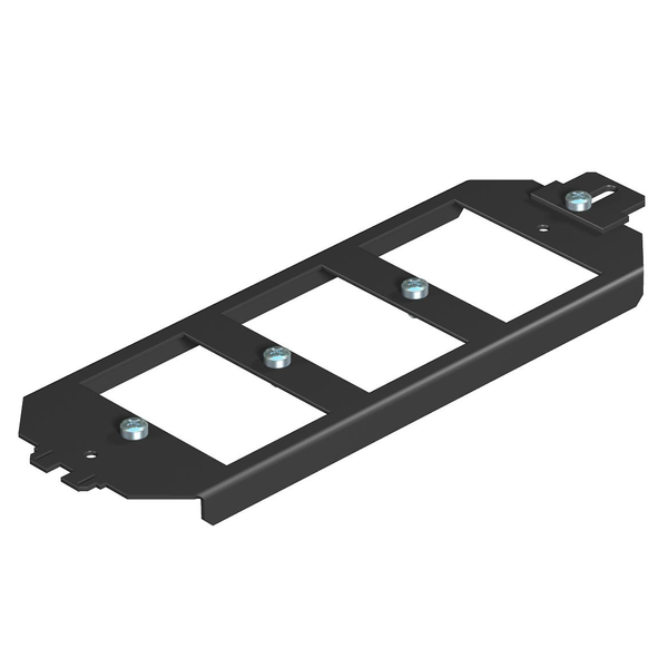 MTU 3 Mounting support for data technology connection sockets, system length 208 mm image 1