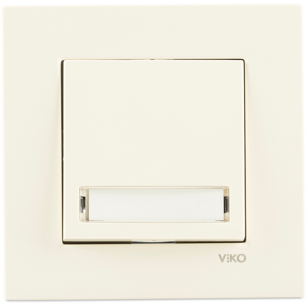 Karre Beige Illuminated Labeled Buzzer Switch image 1