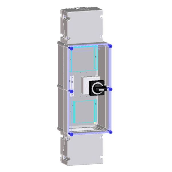 Switch enclosure stand-alone prepared for NZM2 image 1