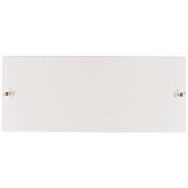 Front plate blind for 33 Module units per row, 1 row, white image 1