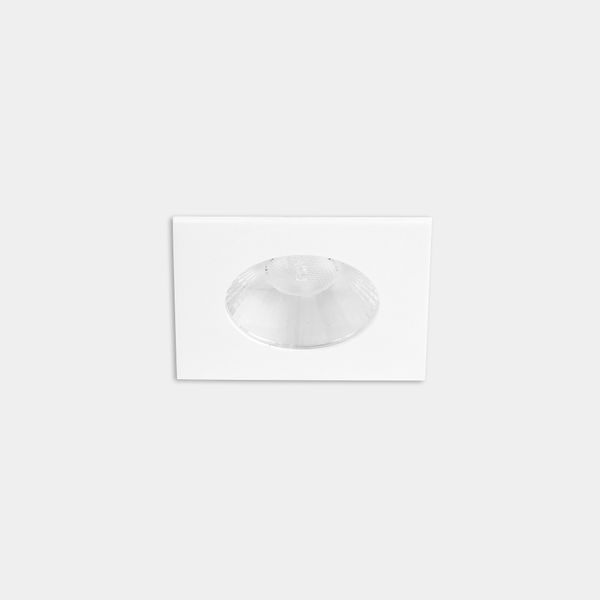 Downlight Play Flat Square Fixed White IP54 image 1