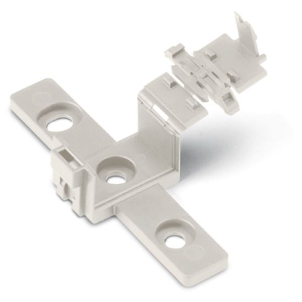 Mounting carrier 2- to 5-pole for flying leads white image 2