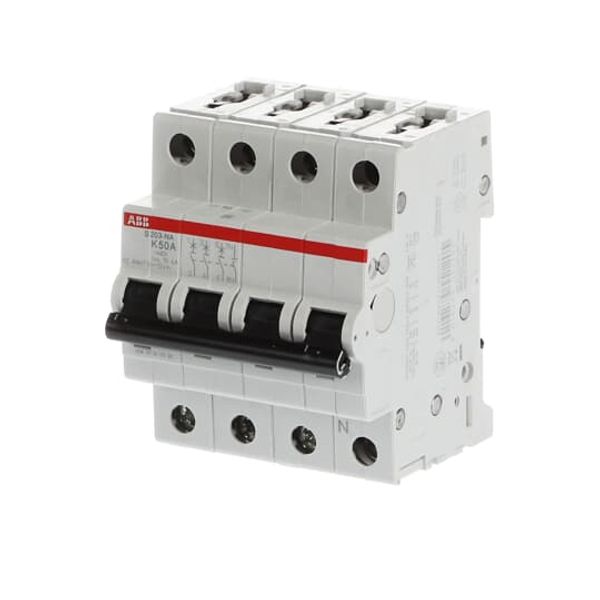 S203-Z50NA Miniature Circuit Breaker - 3+NP - Z - 50 A image 2