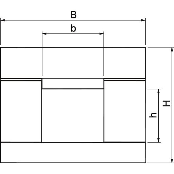 BSKD09-K0506 Fire protection duct I90/E30 Direct mounting 1000x50x60 image 2