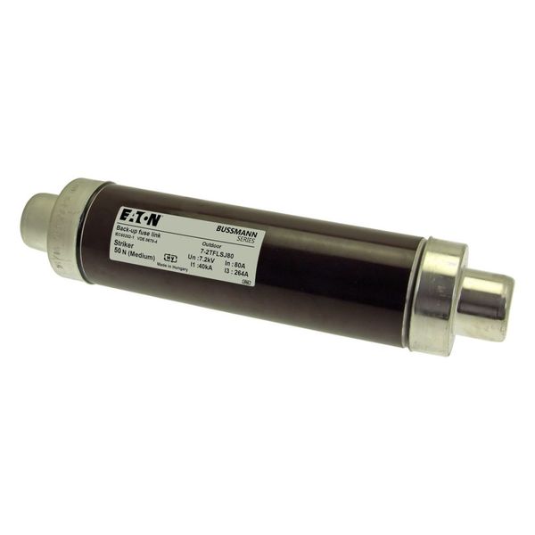 Fuse-link, medium voltage, 80 A, AC 7.2 kV, 3", 76 x 292 mm, back-up, DIN, with striker image 15