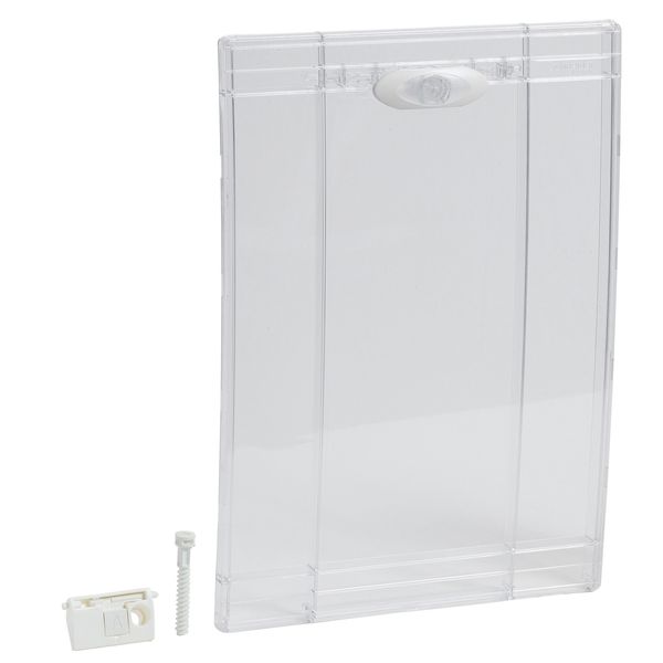 Pragma transparent door - for enclosure - 2 x 18 modules image 1